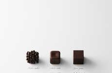 Textural Chocolate Cubes