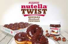 Twisted Hazelnut Donuts