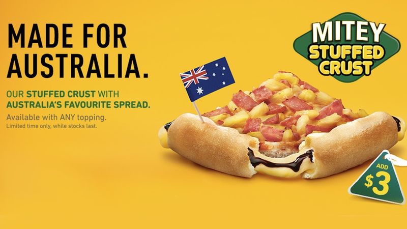 Aussie Spread-Stuffed Crusts