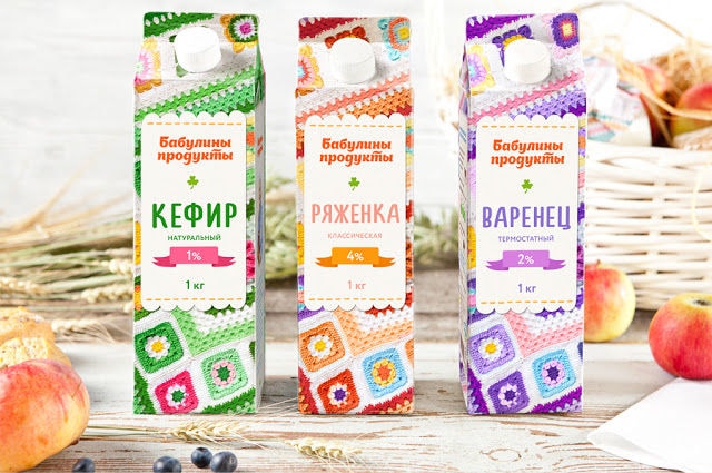 Crocheted Carton Branding