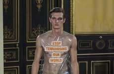 Warning Label-Clad Couture