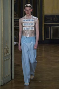 Warning Label-Clad Couture Image 6