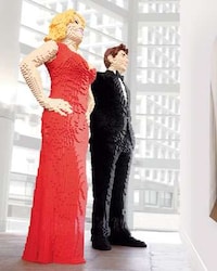 Fashion Lego Sculptures Image 2