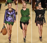 40s Ostrich Feathers on Runways