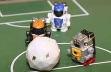 Soccer-Playing Mini Robots