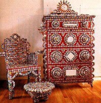 Furniture from Bottle Caps