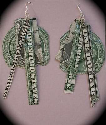 Recycled Money Jewelry