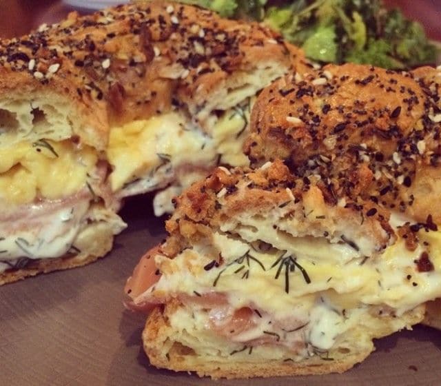 Everything Bagel Eclairs