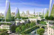 Futuristic Ecological City Blueprints