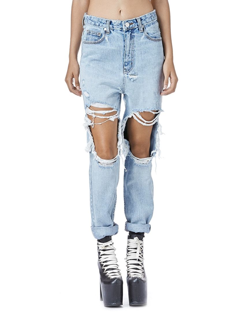 Distressed Denim Fashion