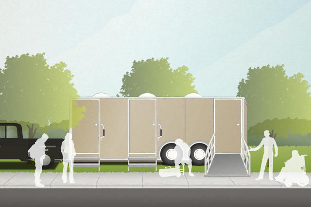 Homeless Laundry Trailers
