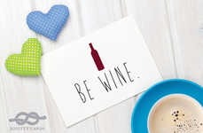 Vino Valentine Cards