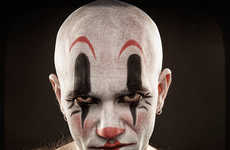 Grotesque Clown Portraits