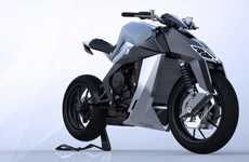 Futuristic Feline Motorbikes