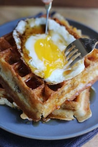 Cheesy Bacon Waffles Image 3