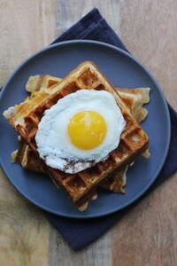 Cheesy Bacon Waffles Image 6