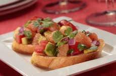 Citrusy Avocado Bruschetta