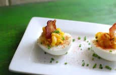 Pasta-Stuffed Deviled Eggs