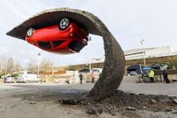 Upside Down Car Installatoins Image 3