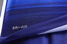 Gradient-Striped Soccer Kits