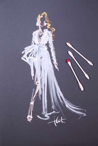 Fashionable Q-tips Drawings Image 7