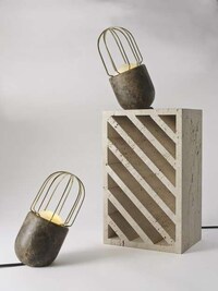 Caged Stone Lamps Image 4
