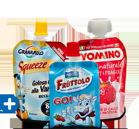 Squeezable Yogurt Packaging