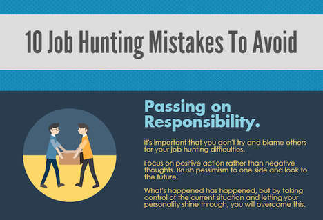 Job-Searching Guides: This Infographic Lists Job Hunting Mistakes Those ...