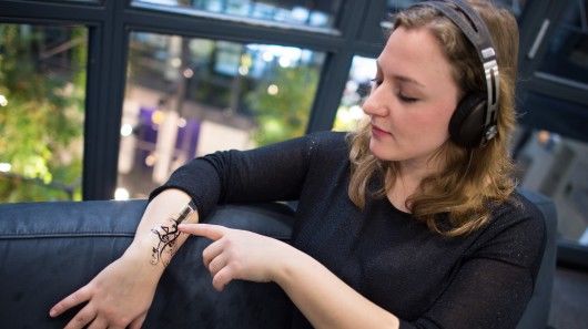 Mobile-Controlling Skin Stickers