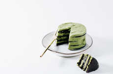 Bake-Free Matcha Cakes