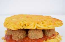 Spaghetti Meatball Burgers
