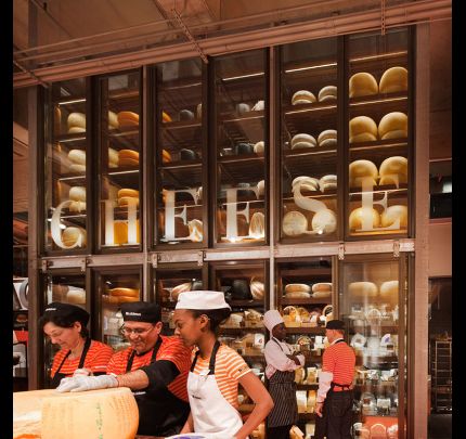 Towering Cheese Fridges
