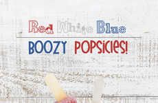 Flag-Themed Boozy Popsicles