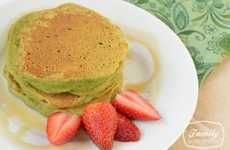Spinach-Infused Holiday Pancakes