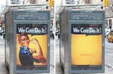 Striking Womanless Ads