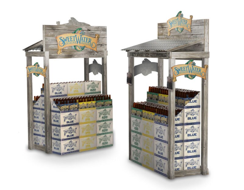 Fishing Shack Beer Displays