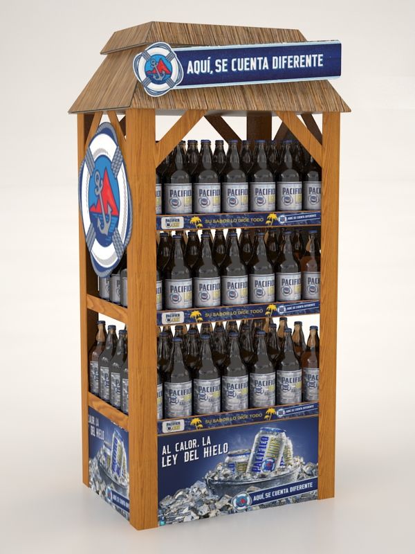 Beach-Evoking Beer Displays