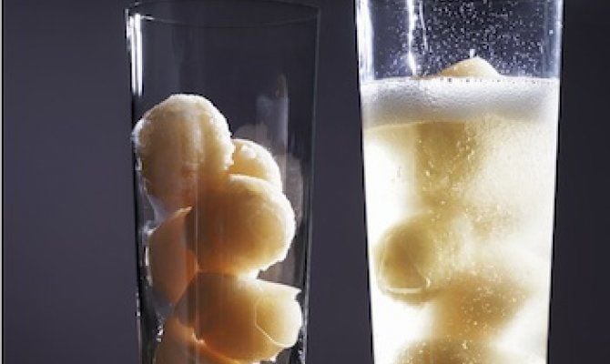 Champagne Sorbet Cocktails