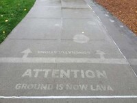 Rain-Activated Street Art Image 2