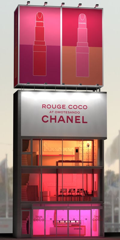 Lipstick-Shaped Shops