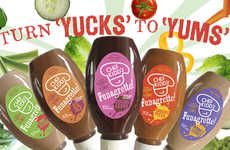 Pizza-Flavored Salad Dressings