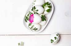 Leafy Easter Egg Art
