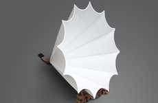 Gramophone-Inspired Acoustic Amplifiers