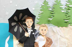 Paper Wedding Portraits