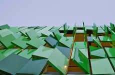Emerald Paneled Facades