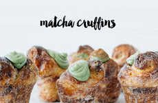 Matcha Croissant Muffins