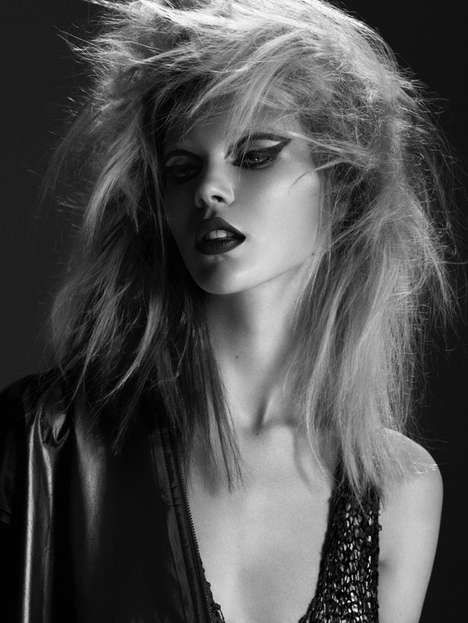 Glam Rock Beauty Editorials : Rocker Makeup