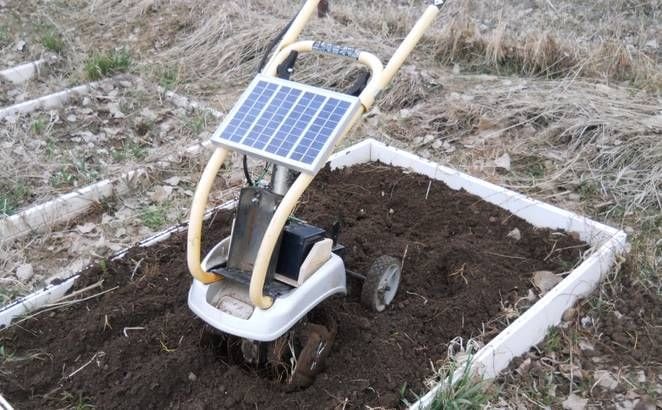 Solar-Powered Garden Tillers