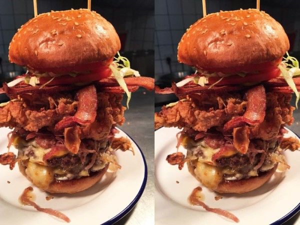 Stacked Carnivorous Burgers