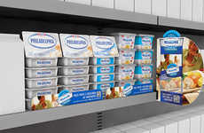 Cream Cheese Retail Displays